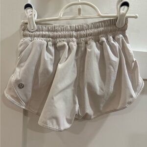 lululemon athletica white hotty hot  Shorts